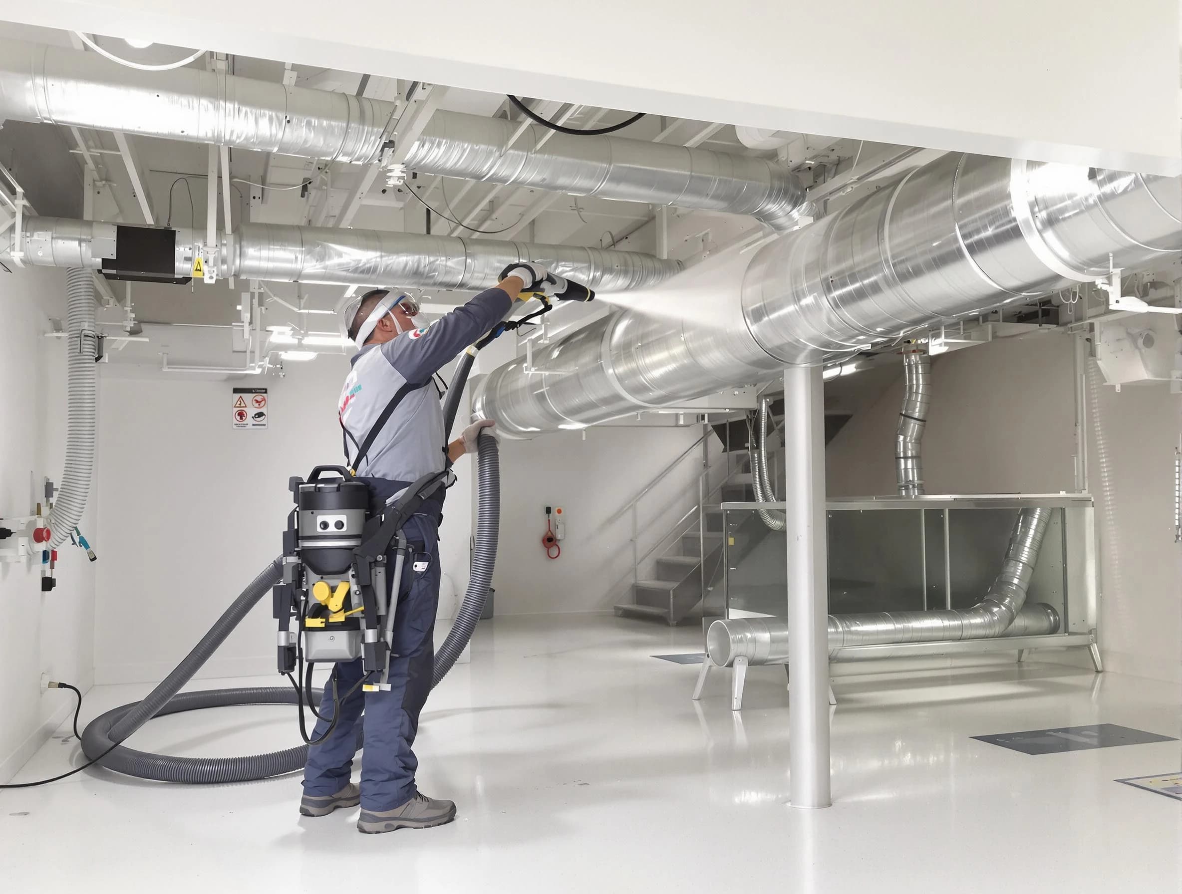Professional central duct cleaning by Ambridge Air Duct Cleaning in Ambridge
