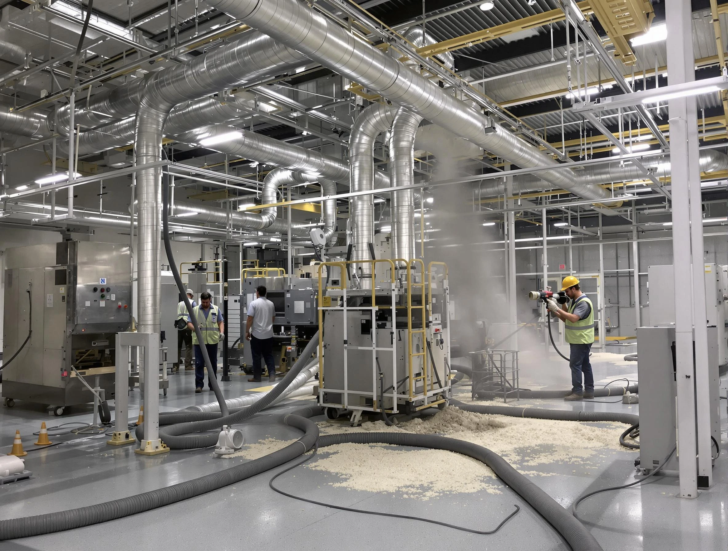 Heavy-duty industrial duct cleaning by Ambridge Air Duct Cleaning in Ambridge